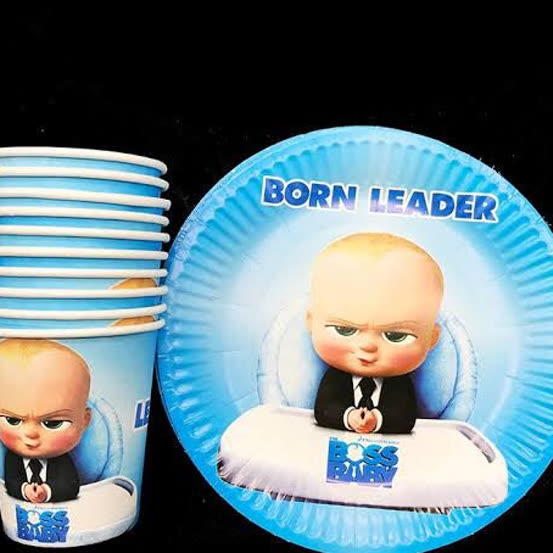 Boss Baby Plates & Cups Set - alternate view 4