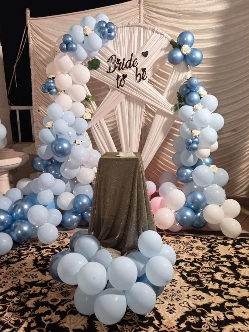 Bridal Shower Decor â Blue & White Bride To Be A - alternate view 2