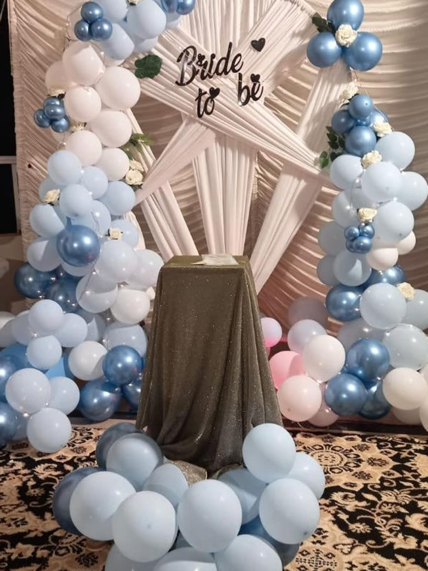 Bridal Shower Decor â Blue & White Bride To Be A - alternate view 3