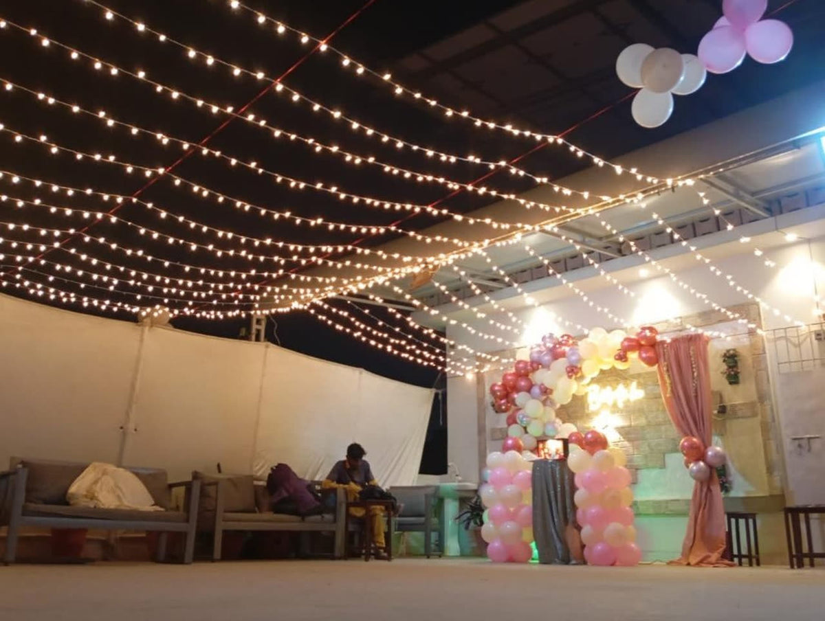 Bridal Shower Decor â Roof Top Fairy Lights & Ba - alternate view 2