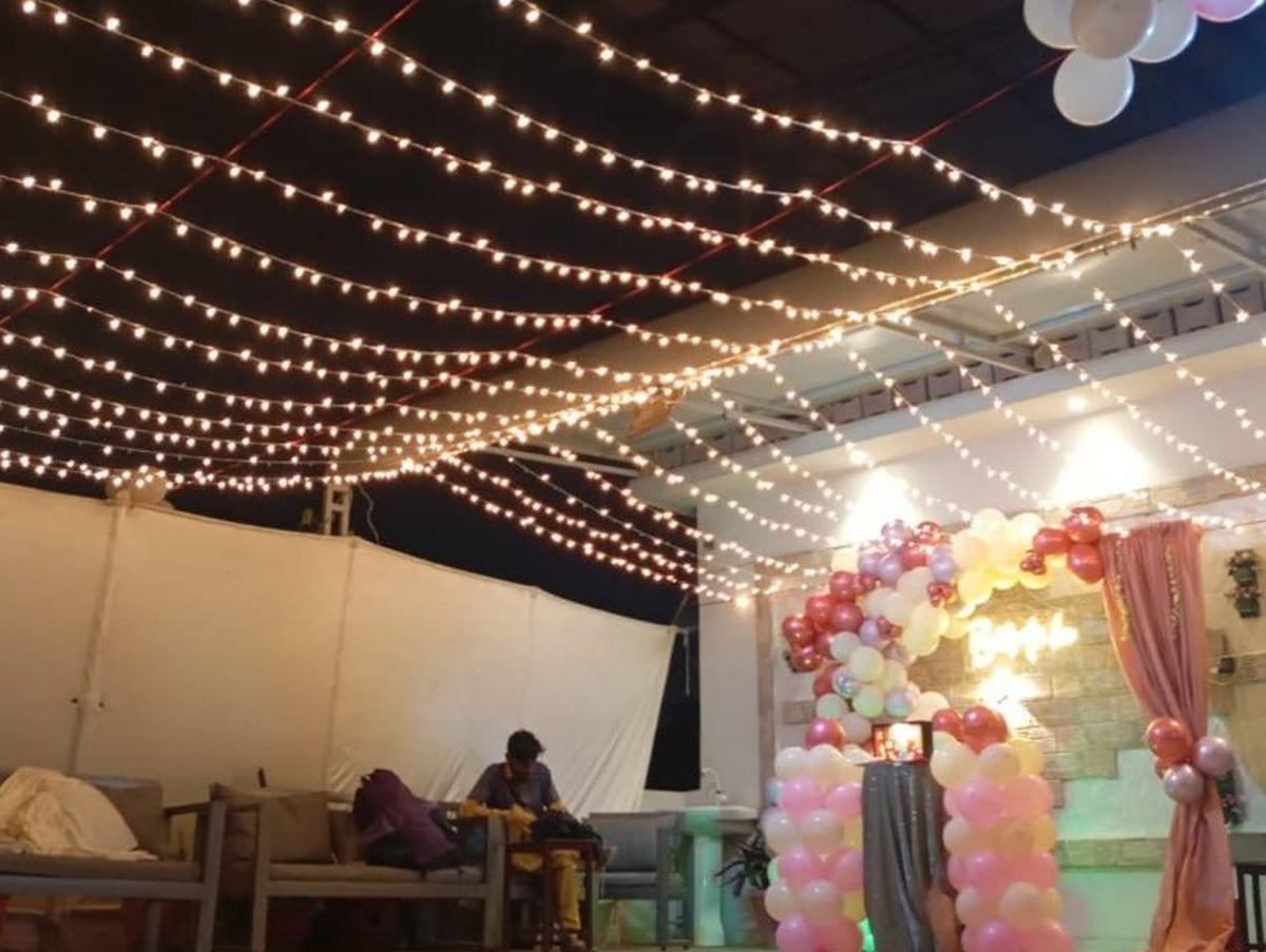 Bridal Shower Decor â Roof Top Fairy Lights & Ba - alternate view 3