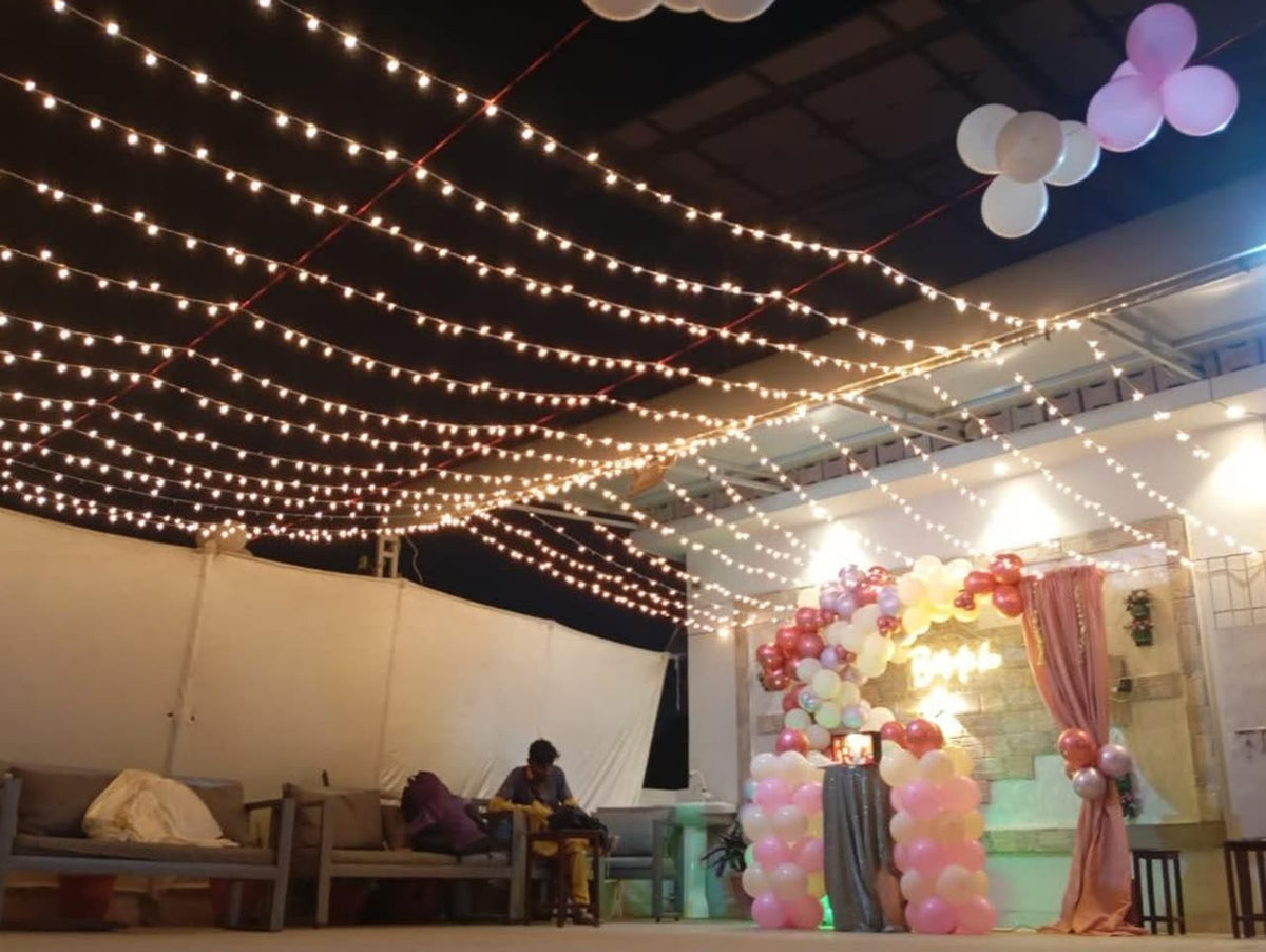 Bridal Shower Decor â Roof Top Fairy Lights & Ba - alternate view 4