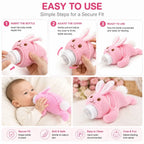 Bunny Plush Baby Bottle Cover – image 4 | Belinda Store Pakistan