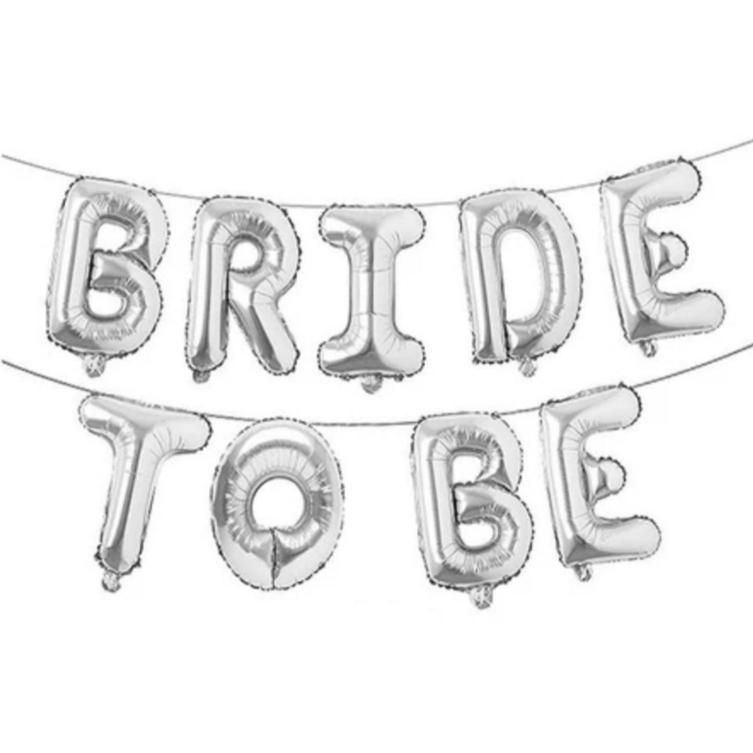 Bridal Shower Decoration Set – Black & Silver