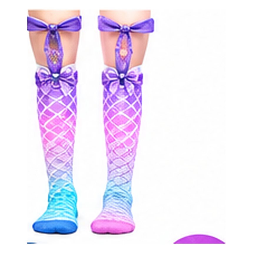 Cartoon Character Knee High Socks for Kids – Mermaid