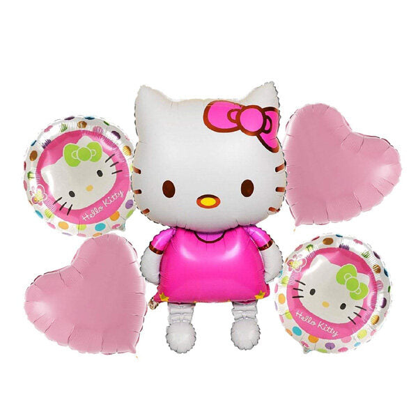 Hello Kitty Foil Balloon Set – 5 Pcs