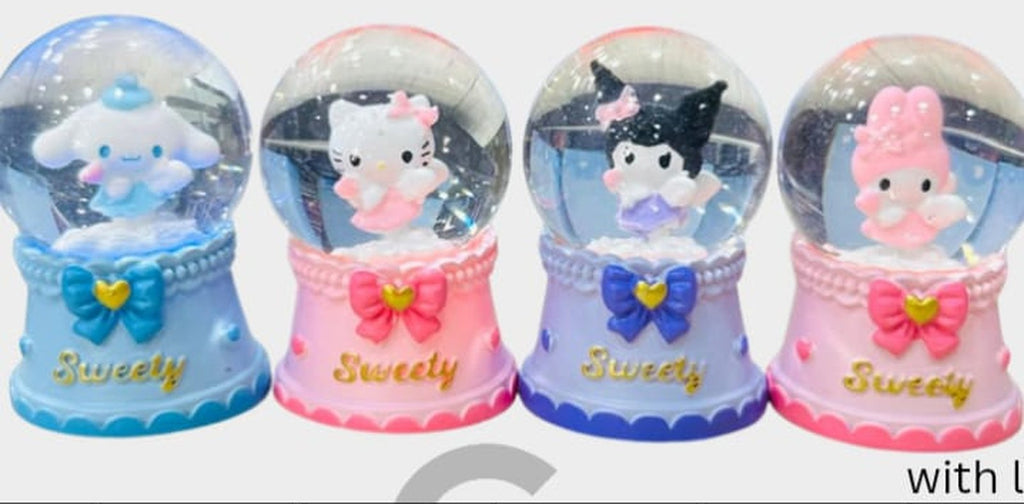 Character Snow Globe for Kids – Hello Kitty, Kuromi, Cinnamoroll – Belinda Store