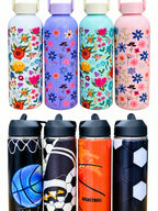 COLOR Kids Printed Water Bottle | Fun Pattern Sipp - alternate view 2
