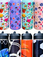 COLOR Kids Printed Water Bottle | Fun Pattern Sipp - alternate view 3