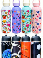 COLOR Kids Printed Water Bottle | Fun Pattern Sipp - alternate view 4