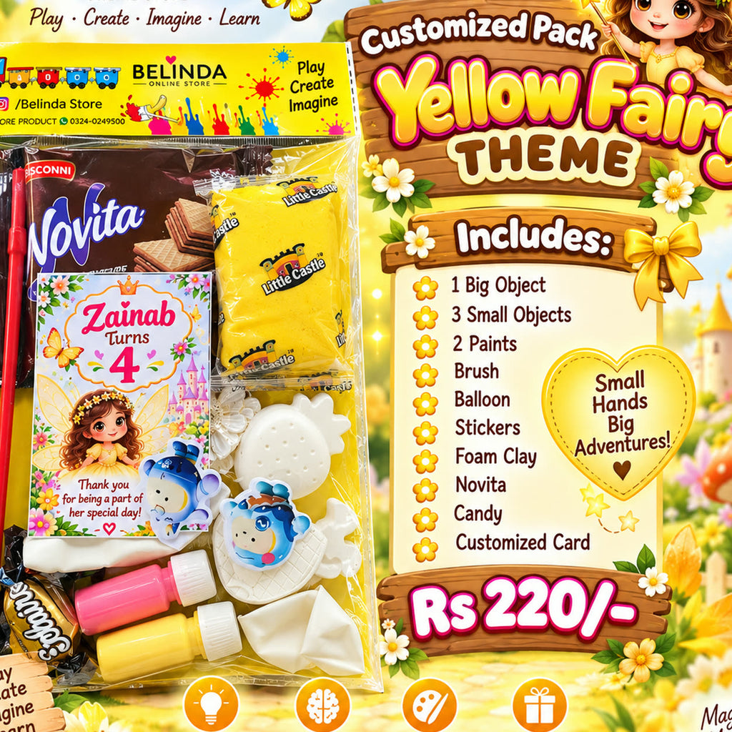 Customized Birthday Pack â Yellow Fairy Theme |  - alternate view 2
