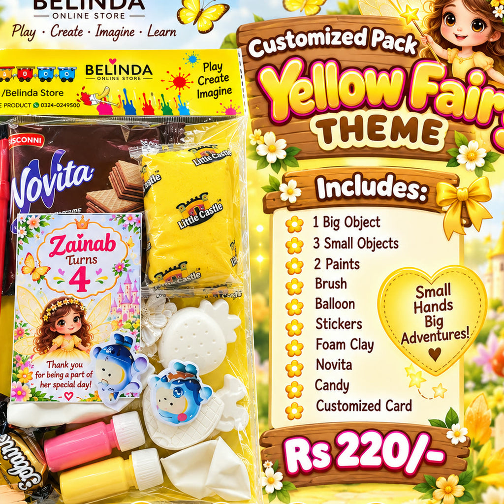 Customized Birthday Pack â Yellow Fairy Theme |  - alternate view 4