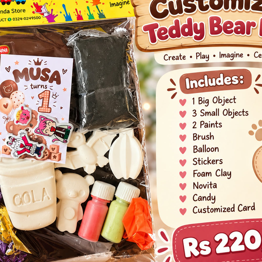 Customized Birthday Pack â Teddy Bear Theme | Pe - alternate view 3