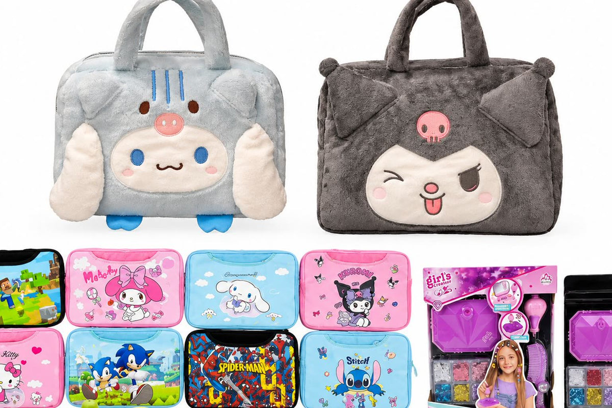 Cute Character Plush Bag & Pouch â Kids Toy Bag  - alternate view 4
