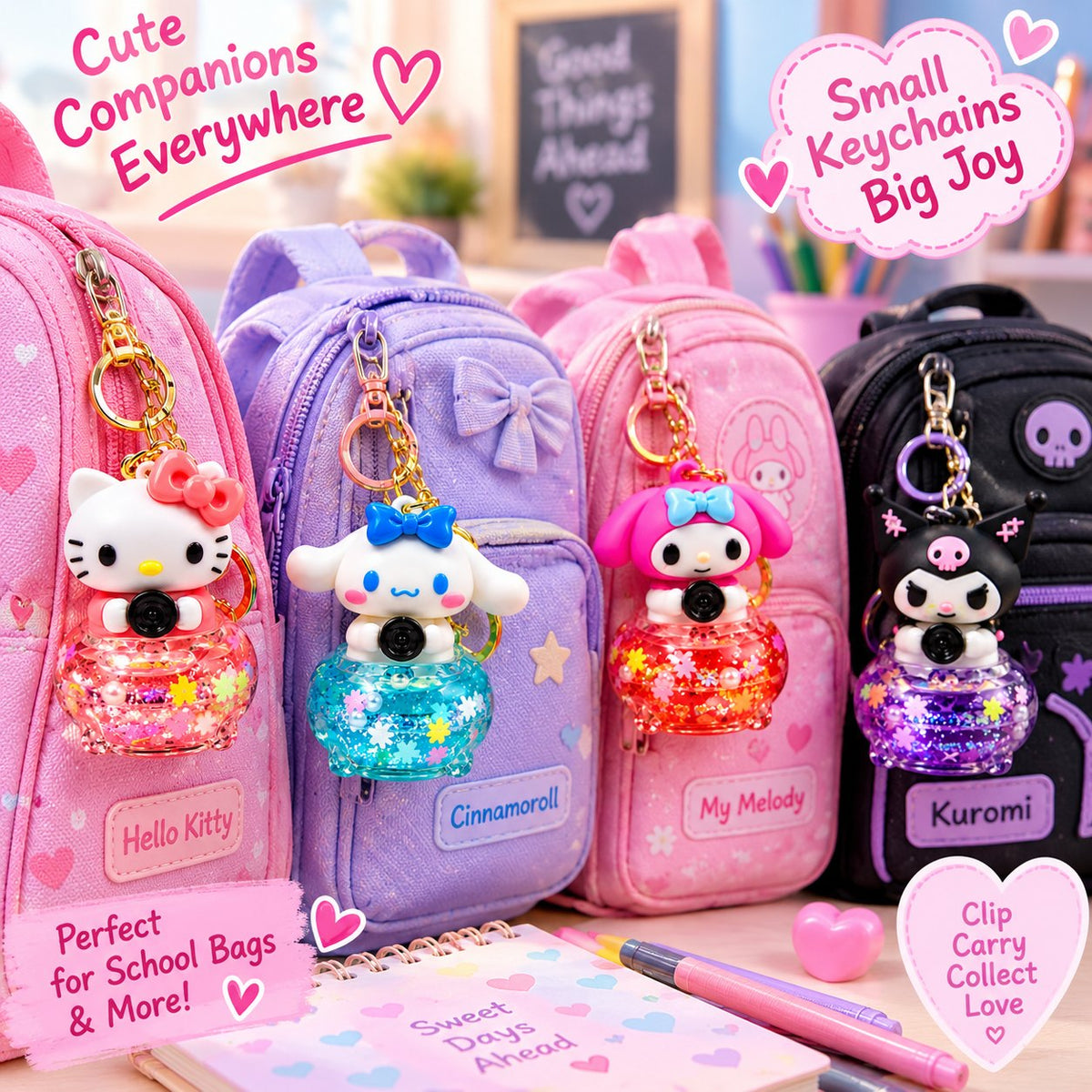 Cute Keychains, Big Joy