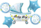 Baby Cradle Foil Balloon Set – 5 Pcs