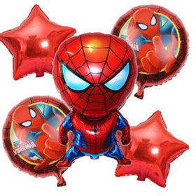 Spiderman Foil Balloon Set – 5 Pcs