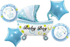 Baby Cradle Foil Balloon Set – 5 Pcs