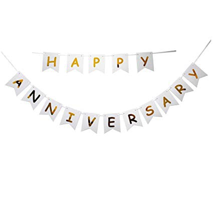 Happy Anniversary Card Banner