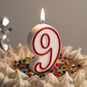 Number Birthday Candle 0–9