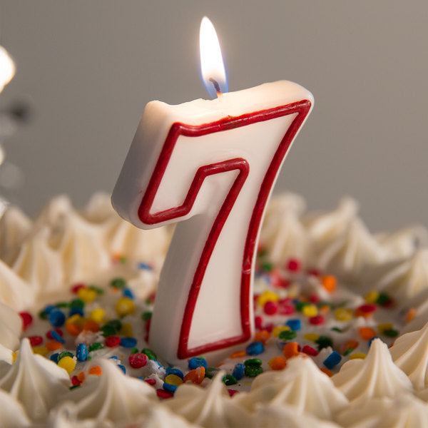 Number Birthday Candle 0–9