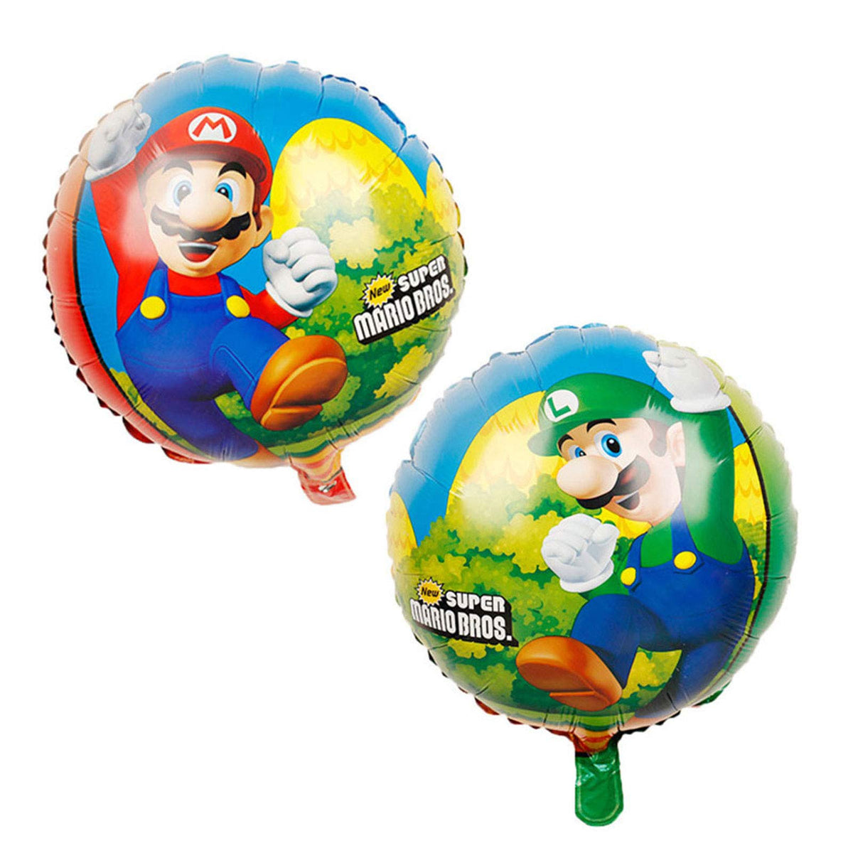 Mario Theme Foil Balloon Set – 5 Pcs