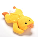 Yellow duck plush feeder cover