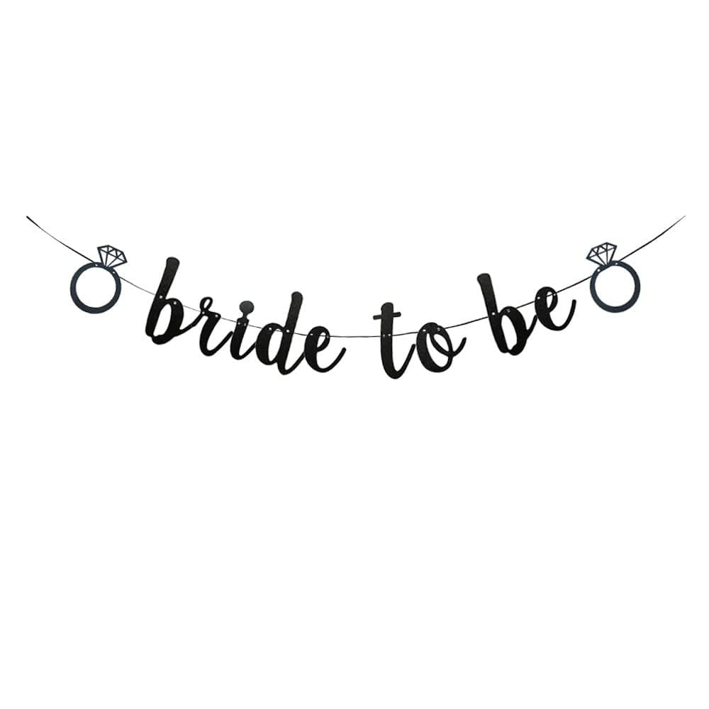 Bride To Be Letter Chain Banner
