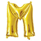 Dholki / Mehndi / Mayun Foil Letter Balloons – Golden