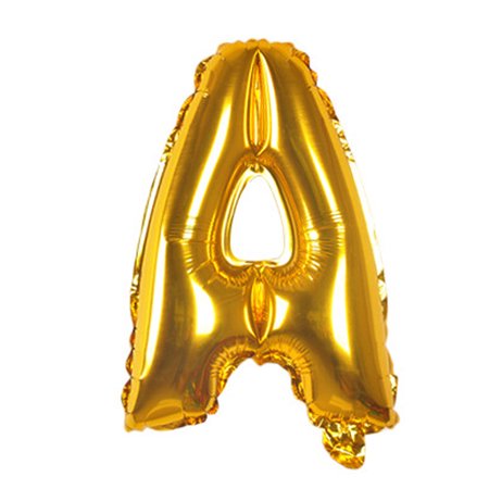 Dholki / Mehndi / Mayun Foil Letter Balloons – Golden