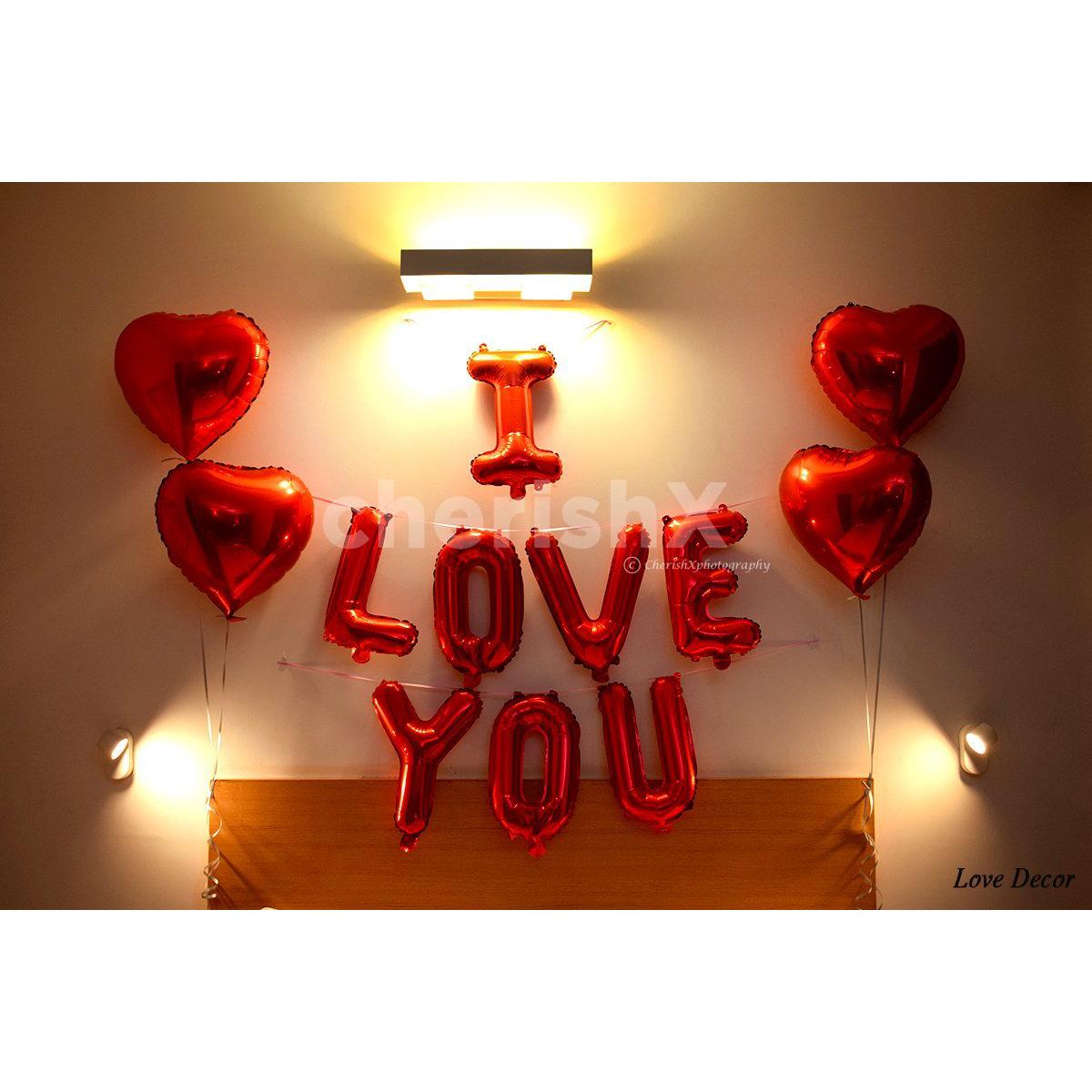 Love Room Decoration Set – I Love You