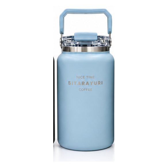 Steel Coffee Jug Blue