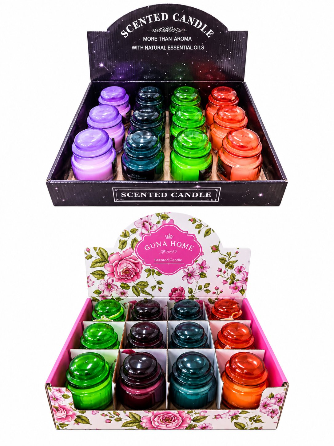 Glass Jar Scented Candles Box