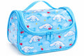Glossy Blue Puppy Print Travel Bag