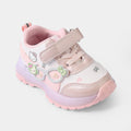 Hello Kitty Sneakers for Girls - Pink Glitter Velcro Shoes for Toddlers