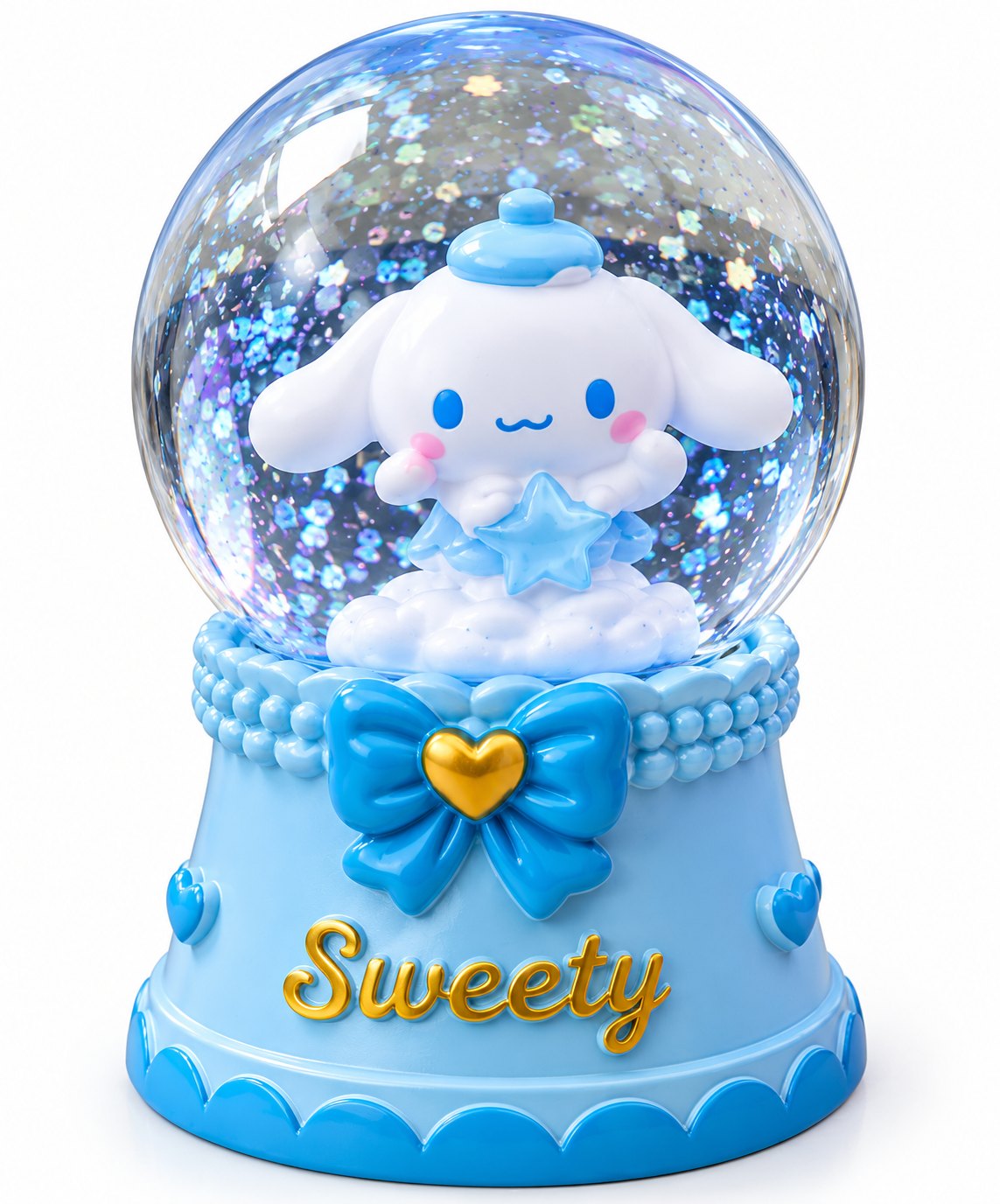 Kawaii Blue Sweety Snow Globe