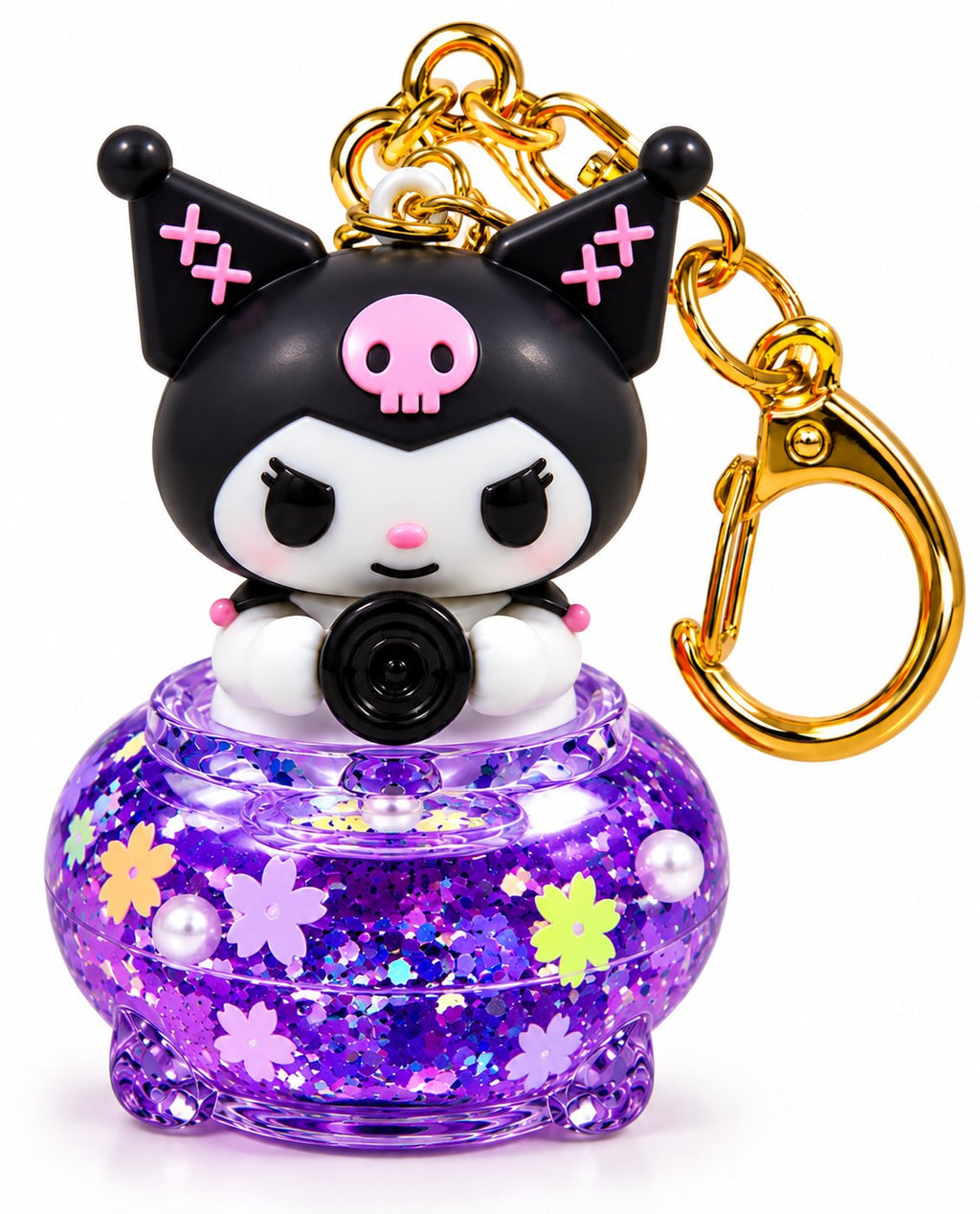 Kawaii Gothic Camera Keychain