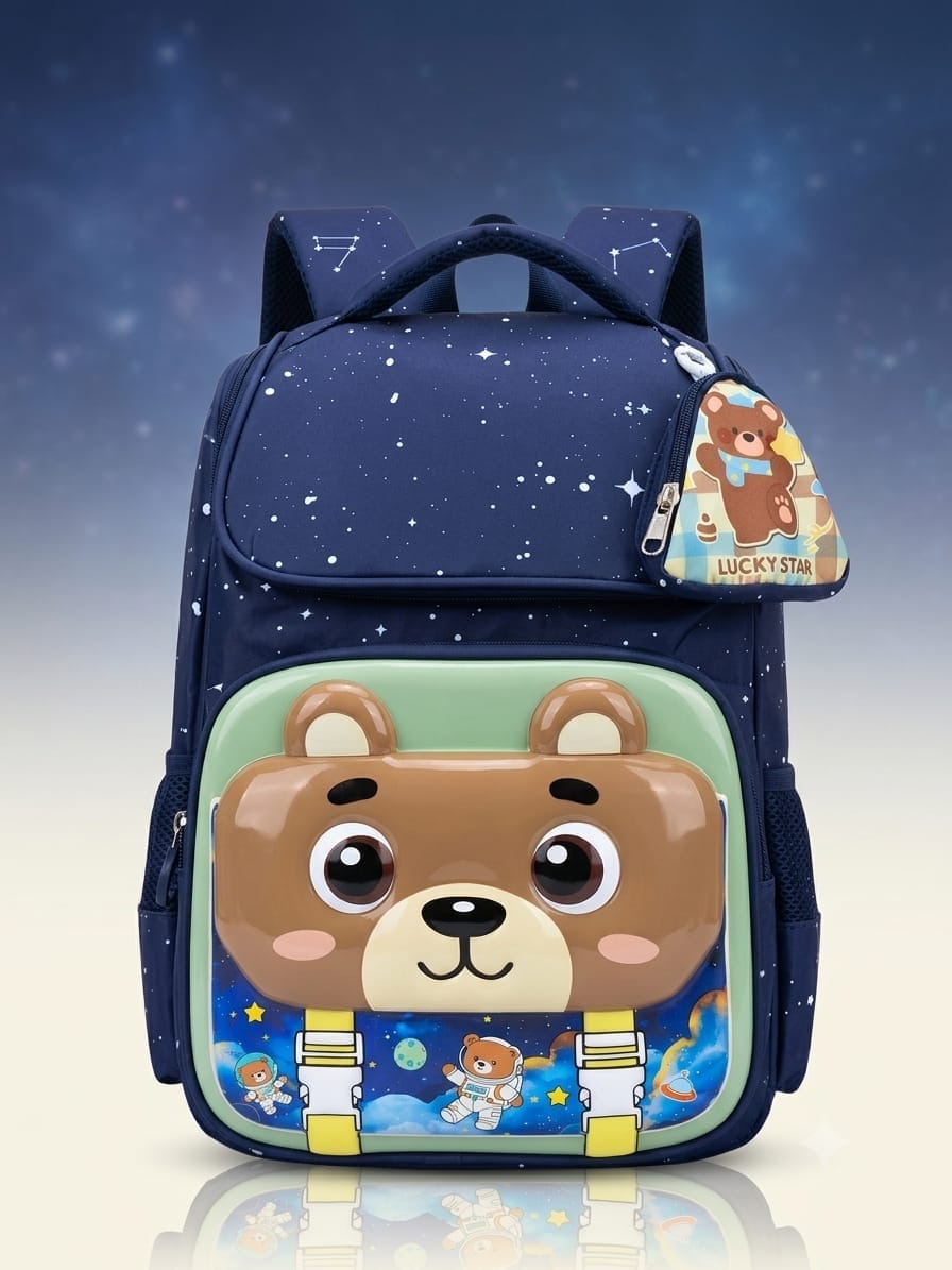 3D Cartoon School Backpack for Kids | Cute Animal Hard-Shell