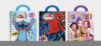 Kids Colouring Book Set with Colour Pencils – Stitch, Frozen, Spider-Man – Belinda Store