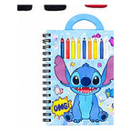 Kids Colouring Book Set with Colour Pencils – Stitch