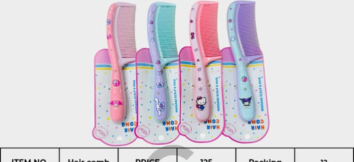 Kids Character Hair Comb – Cute Kuromi Comb for Girls – Belinda Store