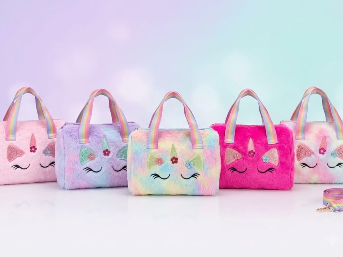 Kids Mini Handbag Set â Cute Pastel Purse for Li - alternate view 2