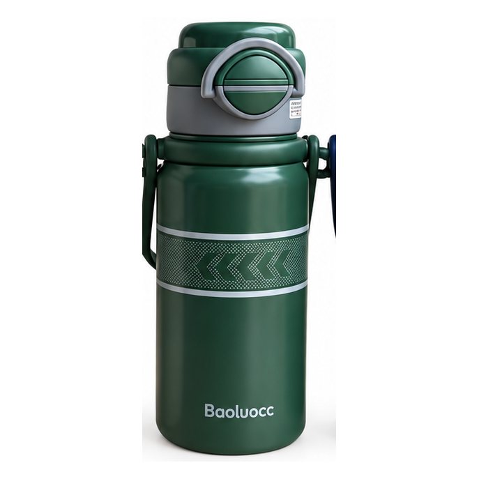 Steel Sports Bottle Green