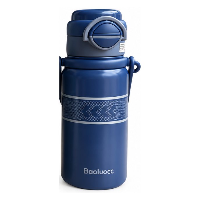 Steel Sports Bottle Navy
