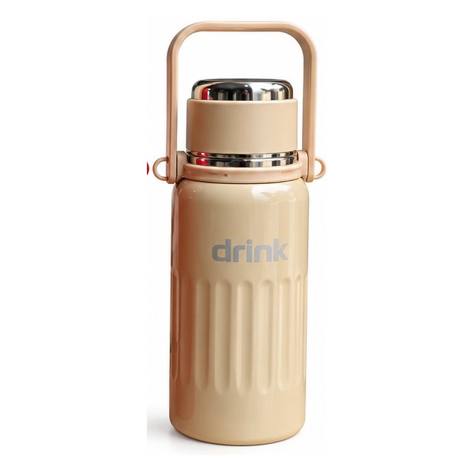 Drink Steel Bottle Beige