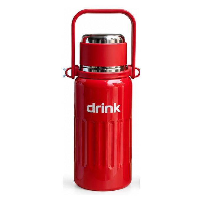Drink Steel Bottle Red