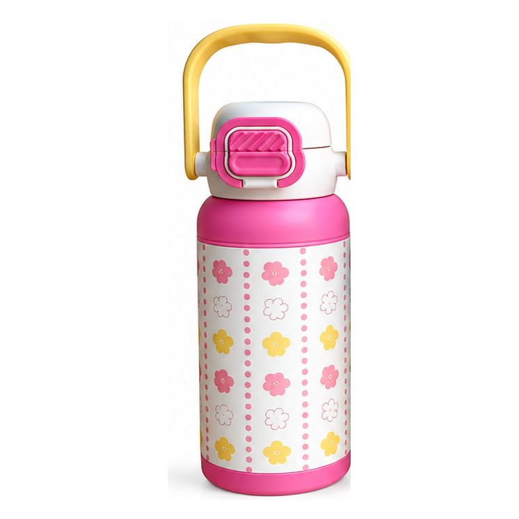 Kids Printed Bottle Pink Floral