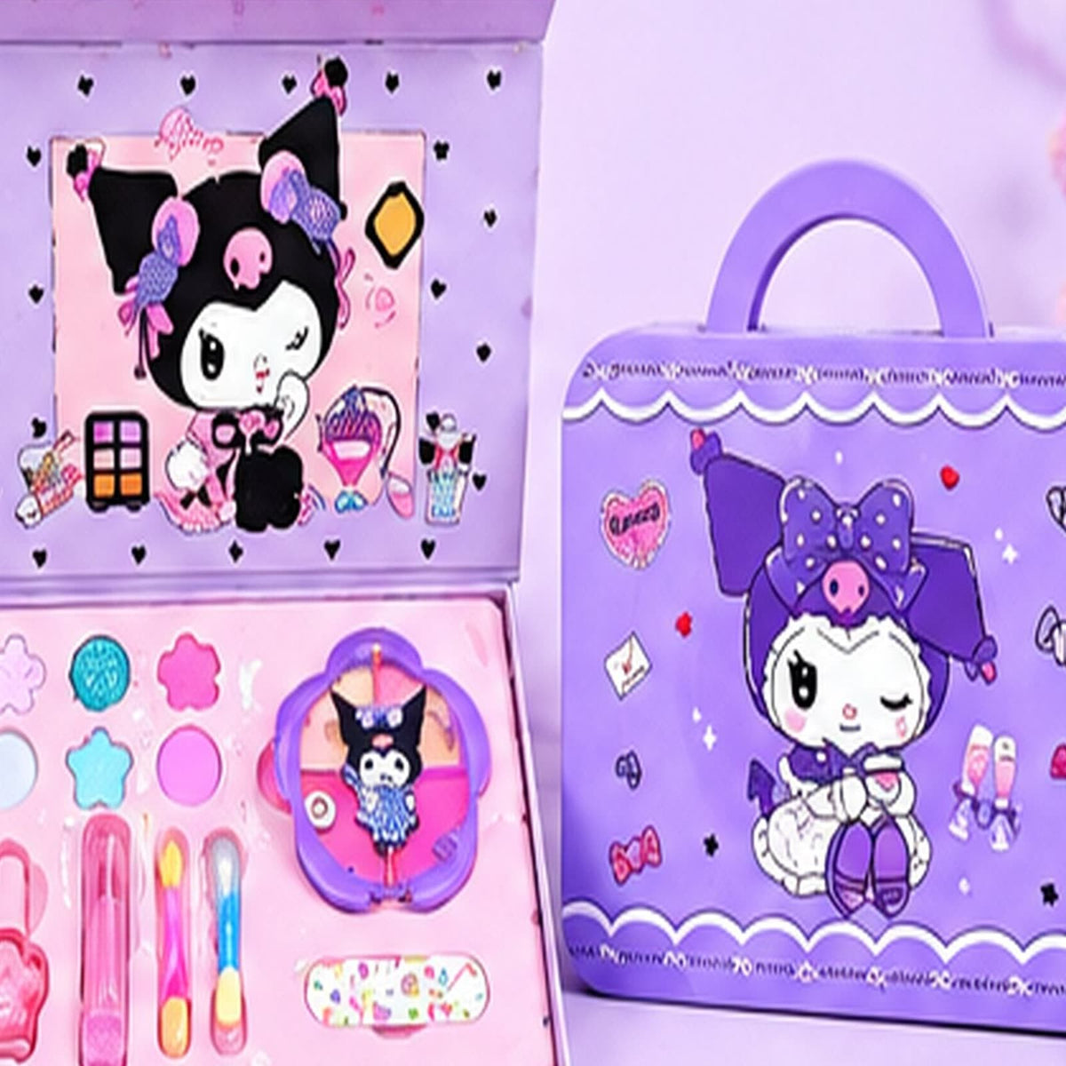 Kuromi Makeup Kit with Carry Case â Kids Pretend - alternate view 4