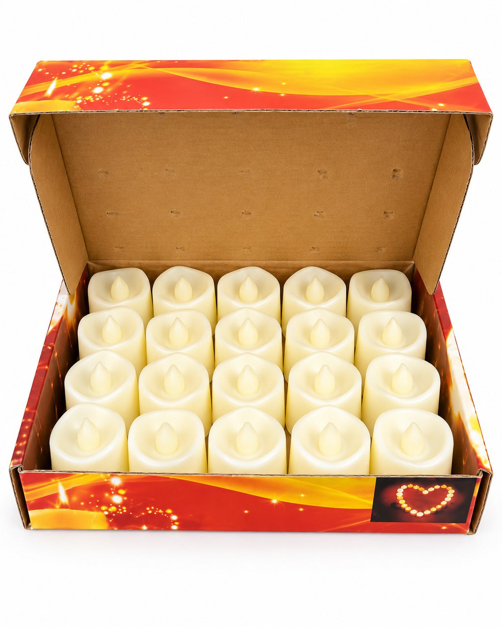LED tea light candles box