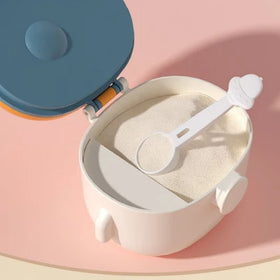 Milk Powder Container with Scoop | Measuring Spoon Storage B